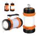 PORTAL Camping Lantern Rechargeable, Portable LED Flashlight Lantern, Camping Light for Power Outages, Emergency, Outdoor Hiking, Hurricane, Survival, 2-in-1(500LM, 4400mAh)