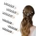 3 Pairs Lovely Artificial Pearl Spiral Hair Pin  Spiral Spin Screw Hair Pins  Bobby Pins Twist Insert Hairpins  Spiral Spin Hair Clip Bun Stick for Women Bun Hair Style DIY