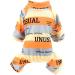 Smalllee Lucky Store Multicolored Cotton Pajamas for Small & Medium Dogs and Cats - Striped Nightwear for Yorkies & Chihuahuas - Buy Online on GoSupps.com