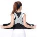 Posture Corrector Breathable Lumbar Support for Men Women - Adjustable Full Back Straightener Neck Pain Relief Belt Shoulder Support Stra Back Posture Elegant Svart X