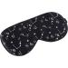 Adjustable Silk Sleep Mask - Super Soft Eye Mask for Ultimate Comfort and Relaxation | Silver Starrysky Black - Buy Online on GoSupps.com