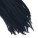 Coolbers 18 Inch Black Marley Braids - Curly Crochet Braids Hair Extensions (1 Pack 1B) - Afro Twist Braiding Hair - Buy Online on GoSupps.com