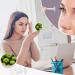Buy Green Apples Water Drop Contact Lens Case with Mirror - Cute & Portable Travel Kit for Eye Care - Buy Online on GoSupps.com