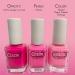 Color Club Pink Nail Lacquer Set of 3 - Long Lasting Quick Dry Polish for Nail Art & Salon Style - Buy Online on GoSupps.com