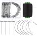 Boao 70 Pieces Wig Making Pins Needles Set, Wig T Pins and C Curved Needles with 328 Yard Thread for Wig Making, Blocking Knitting, Modelling and Crafts