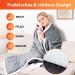 ComfyTemp Heating Ceiling Blanket - Super Soft 160x130 cm 4-Hour Auto Switch-Off 3 Heat Levels Quick Heating Washable - Perfect Thermal Comfort for Any Season - Buy Online on GoSupps.com