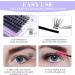 Curl Cluster Lashes C3+C9 0.07mm 12-16mm Mixed DIY Extensions | Reusable Soft Wispy Clusters | Wide Stem Individual Eyelash Clusters - Buy Online on GoSupps.com