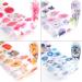 Colorful Flower Nail Foils - Nail Art Glue Transfer Decals for Acrylic Nails - 10 Sheets - Buy Online on GoSupps.com