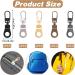 10-Piece Removable Zipper Tabs & Slider Set for Repairing Zippers on Luggage Jackets & Backpacks - 5 Colors Available - Buy Online on GoSupps.com