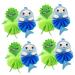 Didiseaon 8 Pcs Children's Bath Ball Shower Mesh Ball Kids Shower Loofahs Bath Mesh Pouf Children Shower Scrubbers Bath Sponge Bath Supplies Bathing Sponge Body Polyethylene Newborn Mermaid