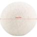 6Pcs 6cm Wool Dryer Balls Water Absorption Eliminates Static Laundry Drying Replacement - Buy Online on GoSupps.com