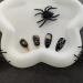 Shop Goth Press on Nails for Halloween - Skull & Rose Acrylic Fake Nails | 24Pcs Full Cover Stick On for Cosplay - Buy Online on GoSupps.com
