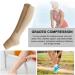 Buy Aynkh Extra Large 20-30 mmHg Compression Socks with Zipper | Knee High Open Toe Support Stockings for Varicose Veins Edema Swollen Legs & Pregnancy Relief - Buy Online on GoSupps.com