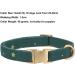 Yudote Soft Dog Collar for Small Dogs | Cotton Mixed Fabric Sensitive Skin Friendly | British Racing Green (1-Pack) - Buy Online on GoSupps.com