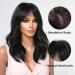 Allbell Black Wavy Wigs for Women - Natural Wave Bob Wigs with Bangs | Shop Internationally! - Buy Online on GoSupps.com