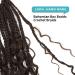 Ainimiu 18 Inch Goddess Box Braids Crochet Hair Bohomian Crochet Box Braids Curly Ends 8 Pack Crochet Braids Synthetic Braiding Hair Extension Black 18 Inch(Pack of 8) 4# - Buy Online on GoSupps.com