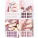 20 Sheets Nail Polish Stickers - Kalolary Full Wraps & Nail Files | Self-Adhesive Gel Nail Strips for Women & Girls - Fast International Shipping - Buy Online on GoSupps.com