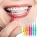 80-Piece Multicolored Interdental Braces Brush Set for Oral Hygiene - 8 Colors - Buy Online on GoSupps.com