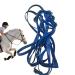 Halter Horse | Heavy Duty Tied Halter Adjustable Horse Safety Halter | Colorful Comfortable Padded Nylon Horse Halter for Equestrian Training Horse Care Buogint Blue