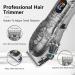 Soonsell Professional Hair Clipper and Nose Trimmer Set - Cordless T-Blade Barber Clippers for Men - Close Cutting Beard Trimmer with LCD Display (Silver) - Buy Online on GoSupps.com