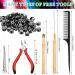 20 Pieces Glitter Hair Tinsel Kit with Plier and Beads | 47 Inch 4000 Strands Holographic Extensions for Women Girls - Halloween & Christmas | 20 Colors - Buy Online on GoSupps.com