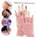 SOESFOUFU 2 Pairs UV Gloves Nail Art Accessory Nail Gloves Gloves for Gel Nails Nail Art Supplies Nail Fingerless Gloves Manicure Gloves UV Rays Gloves - Buy Online on GoSupps.com