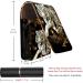 Stylish Leather Lipstick Case with Mirror - Mini Lip Gloss Organizer - Dragon Tiger Tai Chi Design - Buy Online on GoSupps.com