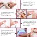 ZAHRVIA Nail Foils - 20 Pcs Self-Adhesive UV Gel Nail Stickers & Colourful Polish Wraps for Stunning Nail Art - Buy Online on GoSupps.com