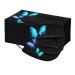 riou 50 pieces disposable adult mouth and nose protection fabric with motif butterfly 3-layer breathable cloth mouth protection multifunctional scarf for women