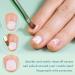 3PCS Nail Clean Up Brushes for OPI - Acetone Resistant Cuticle Cleaning Nail Art Precision Tools in Jade Green - Buy Online on GoSupps.com