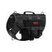 Oneigris no-pull dog harness Aire mesh adjustable safety harness Ultra breathable for large/medium dog breast harness Dog hardness with 2 handles dog vest black XS (neck: 28-43cm breast: 38-56cm)