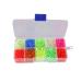 Facikono Fishing Beads Assorted Set, 1000pcs 5mm Round Float Glow Fishing Rig Beads Fishing Lure Tackle 10 Colors - 1000 Pack
