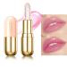Nude Pink Lipstick Crystal Jelly Color Changing Lipstick Shine Hydrating Lipstick & Tinted Lip Balm Nutritious Crystal Lip Stick Great Gift For Women And Girl