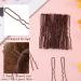 Invisible Hair Nets & U Shaped Pins Set - 60 Pcs Bun Nets with Elastic Edge Mesh + 60 Pcs Hair Pins for Women & Girls - Ideal for Ballet Dancers, Nurses, Cooks - Brown - Buy Online on GoSupps.com