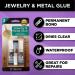 Aleene's 94830 Jewelry & Metal Glue 3 Pack - 1oz | Strong Adhesive for Precise Bonding - Buy Online on GoSupps.com