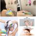 Cinlitek Dual Sided Silicone Body Scrubber - 2 Pack for Exfoliating Shower & Scalp Massage | Bath & Shampoo Brush | Soft Body Exfoliator Silicone Loofah Shower Scrubber - Purple & Yellow - Buy Online on GoSupps.com
