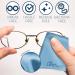 Care Touch Microfiber Cleaning Cloths 6 Pack - Ideal for Glasses, Lenses, Phones & Screens - Large Lint Free Cloths 6x7 (Blue) - Buy Online on GoSupps.com