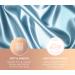 Mikimini Satin Sleep Hood for Long Curly Hair | 2 Pack Green & Light Blue | Double-Layer Silk Hair Caps for Women | Extra Large Stretchy Sleep Caps - Buy Online on GoSupps.com