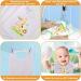 Miiepls 12-Piece Baby Bib Painting Set | Includes 12 Textile Pens & 3 Stencils | Perfect for Baby Shower Games & Parties - Buy Online on GoSupps.com