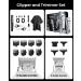Professional Men s Clippers & Grooming Set | Cordless Beard Trimmer & Hair Cutting Kit - Silver - Buy Online on GoSupps.com