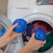 Relaxdays Laundry Set of 4 Machine without Detergent Eco-friendly Washing Ball Blue Plastic Ceramics 9 x 10.5 x 10.5 cm - Buy Online on GoSupps.com