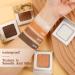 Matte White Highlight Contour Palette - Professional Mini Makeup Pallet for Face | Long Lasting Smooth Powder, Cruelty-Free & Vegan - Buy Online on GoSupps.com