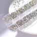 Cretty-Meet 1500pcs Rhinestones in 6 Sizes Flat Back Crystal AB Nail Art Gems Kit with Tools - Clear and Rainbow | Perfect for Nails, Face, Eye Makeup, and Crafts - Buy Online on GoSupps.com