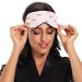 WELLDAY Cute Cat Sleep Mask | Strawberry Night Eye Shade Cover for Men and Women - Buy Online on GoSupps.com