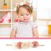 4-Pack Flower Headbands for Baby Girls | Soft Elastic Hair Bands for Everyday Birthdays & Family Photos - Buy Online on GoSupps.com
