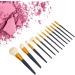 Makeup Brush Set 12 Pieces Brushes Makeup Brush Set Soft Bristle Dense Bristle Professional with Holder for Makeup Beginner for Beauty Salon - Buy Online on GoSupps.com