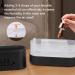 LOVME Upgraded RGB Flame Diffuser 300ML - Remote Control Aroma & Humidifier for Home Office | Ultra Quiet Essential Oil Diffuser in Black - Buy Online on GoSupps.com