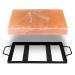 Himalite Himalayan Pink Salt Block & Metal Tray Set 12 x 8 x 1.5 - Ideal for Cooking, Grilling, Cutting, and Serving | Includes Himalayan Cooking Accessories - Buy Online on GoSupps.com