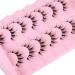 Manga Lashes Natural Look Faux Mink Soft Wispy Tapered End Reusable False Eyelashes - 7 Pairs - Buy Online on GoSupps.com