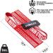 Warm Body Cold Mind V1 Lifting Straps | Olympic Weightlifting Gear for Strength Training Bodybuilding CrossFit & Gym - Wrist Wraps in Marine/Orange - Buy Online on GoSupps.com